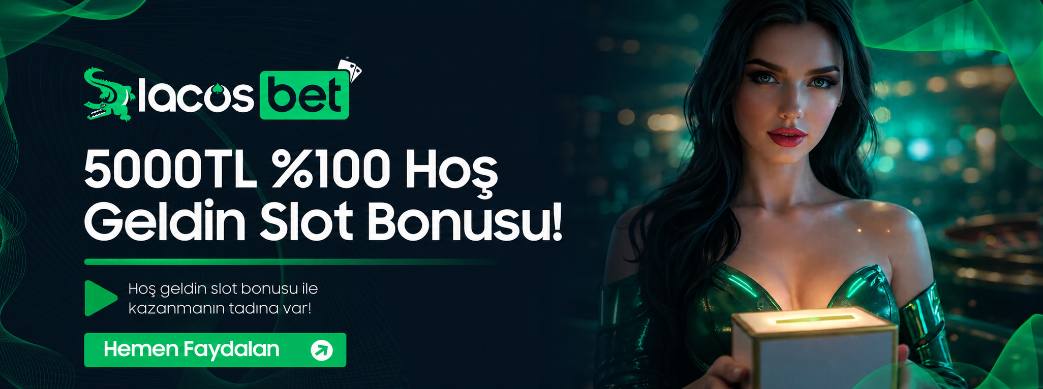 5000 TL %100 HOŞGELDİN CASİNO BONUSU