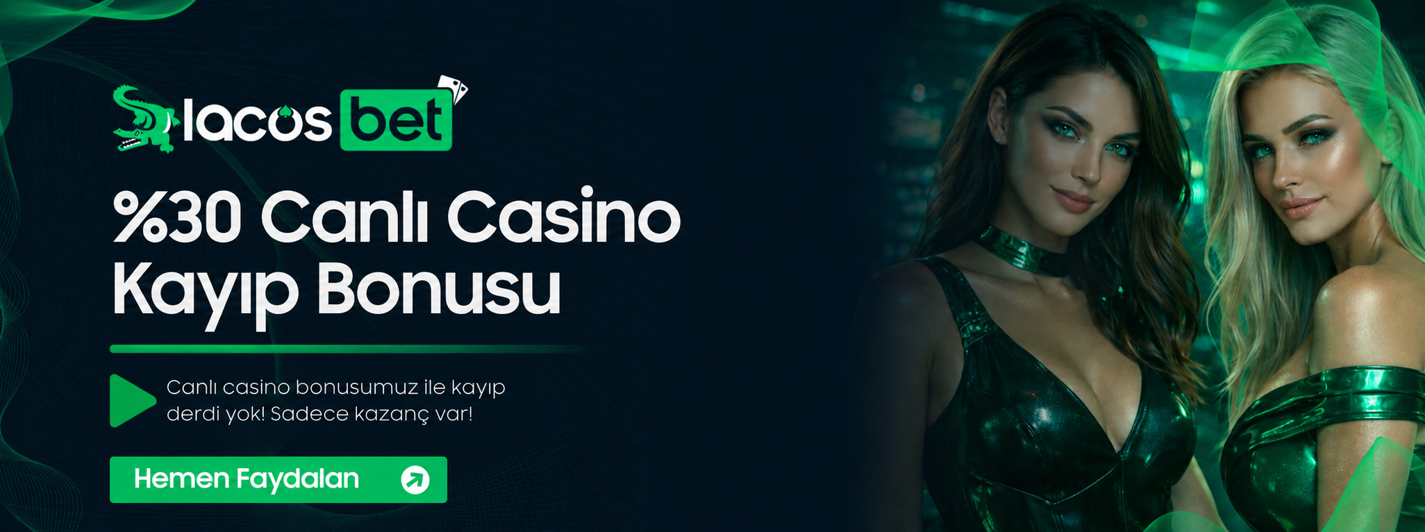 %30 CANLI CASİNO KAYIP BONUSU